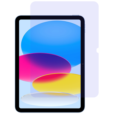 Cazy Tempered Glass Screen Protector geschikt voor iPad 2022 (10th Gen) - Blue Filter
