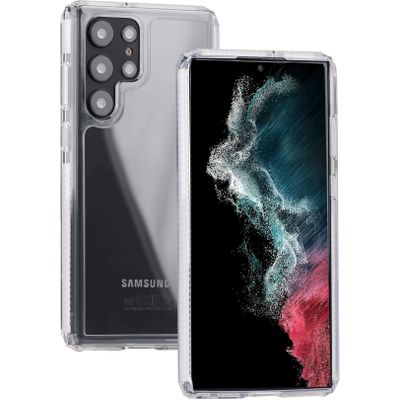 SoSkild Defend Heavy Impact Case geschikt voor Samsung Galaxy S22 Ultra - Transparant
