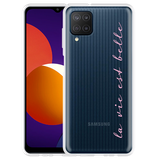 Hoesje geschikt voor Samsung Galaxy M12 - La Vie Est Belle