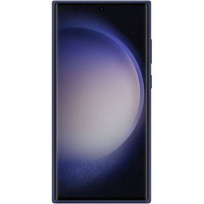 Samsung Galaxy S23 Ultra Hoesje - Samsung Silicone Cover - Blauw