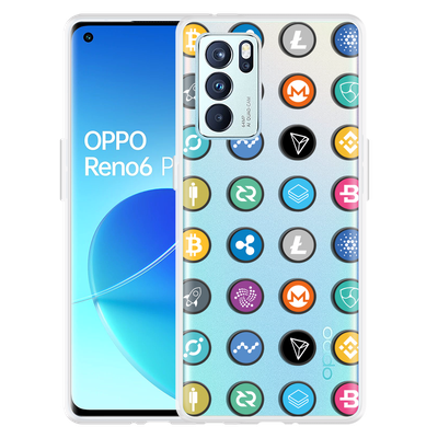 Cazy Hoesje geschikt voor Oppo Reno6 Pro 5G - Cryptocurrency