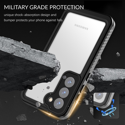 Cazy Waterdicht Hoesje geschikt voor Samsung Galaxy S23 - Zwart