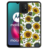 Hardcase hoesje geschikt voor Motorola Moto G10 - Sunflowers