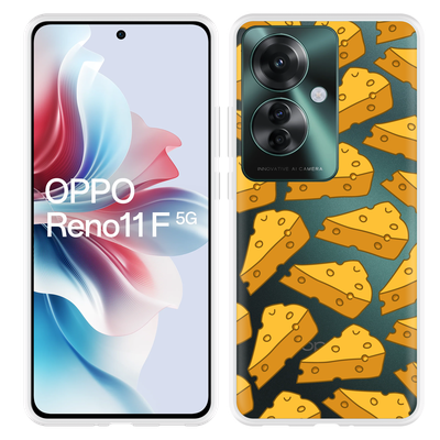 Cazy Hoesje geschikt voor Oppo Reno11 F Cheesy