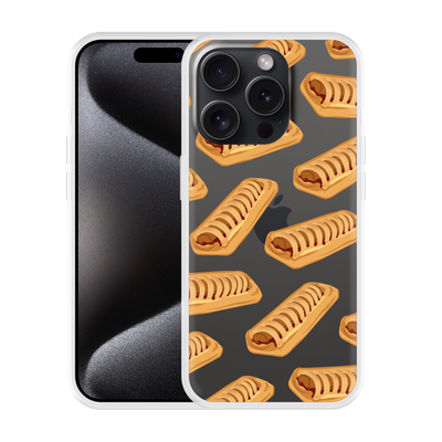 Cazy Hoesje geschikt voor iPhone 15 Pro Max Frikandelbroodjes