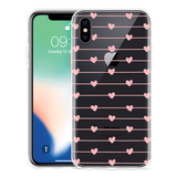 Hoesje geschikt voor iPhone X - Pink Love