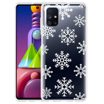 Cazy Hoesje geschikt voor Samsung Galaxy M51 - Snow