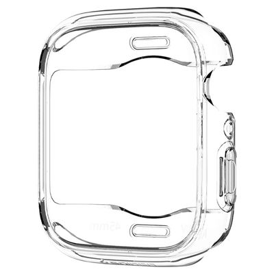 Hoesje geschikt voor Apple Watch 9/8/7 45mm - Spigen Ultra Hybrid Case - Transparant