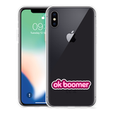 Hoesje geschikt voor iPhone X - OK Boomer
