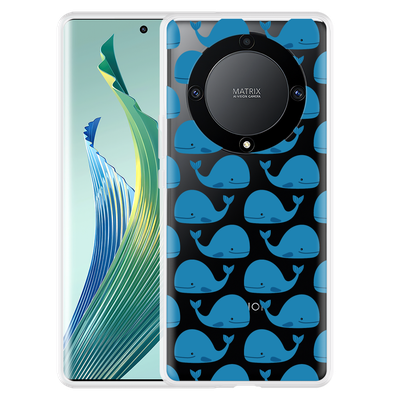 Cazy Hoesje geschikt voor Honor Magic5 Lite Whales