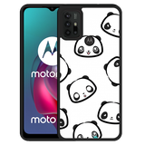 Hardcase hoesje geschikt voor Motorola Moto G10 - Panda Emotions