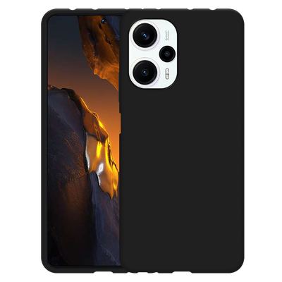 Just in Case Xiaomi Poco F5 - Soft TPU Case with Necklace Strap - Black