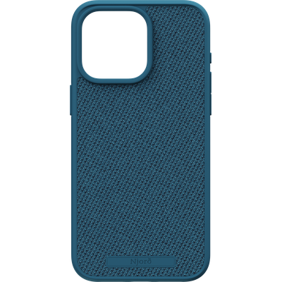 Njord Collections Fabric Hoesje geschikt voor iPhone 15 Pro Max - Premium Stof - 100% gerecycled materiaal - Deep Sea