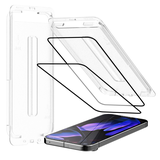 Screenprotector met Applicator geschikt voor iPhone 16 - Screenprotector van Gehard Glas - 2 Stuks