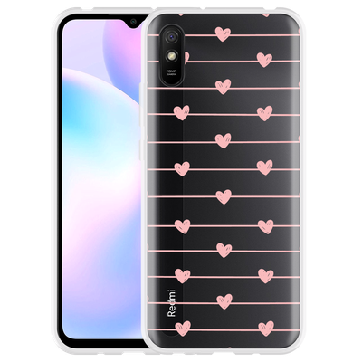 Cazy Hoesje geschikt voor Xiaomi Redmi 9AT - Pink Love