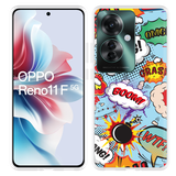 Hoesje geschikt voor Oppo Reno11 F Comic