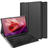 Hoes met Toetsenbord QWERTZ - geschikt voor Lenovo Tab P12 - Zwart