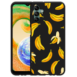Hoesje Zwart geschikt voor Samsung Galaxy A04s - Banana