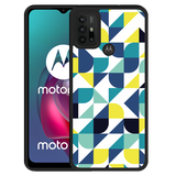 Hardcase hoesje geschikt voor Motorola Moto G10 - Modern Blauw