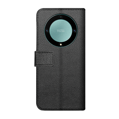 Cazy Wallet Classic Hoesje geschikt voor Honor Magic5 Lite - Zwart