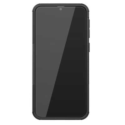 Cazy Rugged Hybrid Hoesje geschikt voor Samsung Galaxy M31 - Zwart