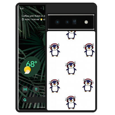 Cazy Hardcase hoesje geschikt voor Google Pixel 6 Pro - Penguin Chillin