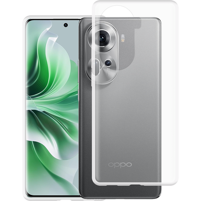 Just in Case Oppo Reno11 - Soft TPU Case with Necklace Strap - Clear