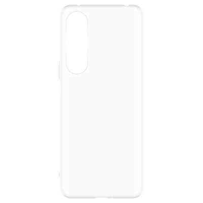 Cazy Soft TPU Hoesje + Tempered Glas Screenprotector geschikt voor Sony Xperia 1 V - Transparant