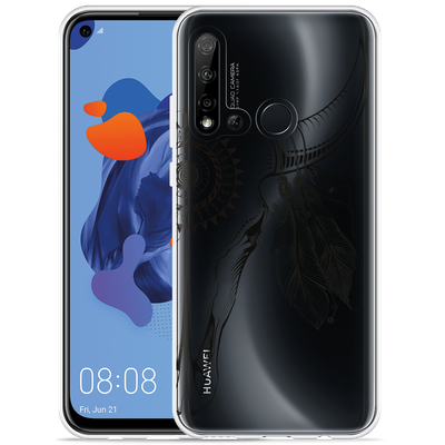 Cazy Hoesje geschikt voor Huawei P20 Lite 2019 - Boho Buffalo Skull