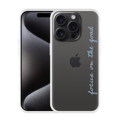 Cazy Hoesje geschikt voor iPhone 15 Pro Max Focus On The Good