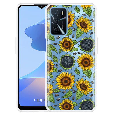 Cazy Hoesje geschikt voor Oppo A54s - Sunflowers