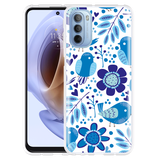 Hoesje geschikt voor Motorola Moto G41 - Blue Bird and Flower