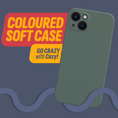 Cazy Soft Color TPU Hoesje geschikt voor iPhone 13 - Groen