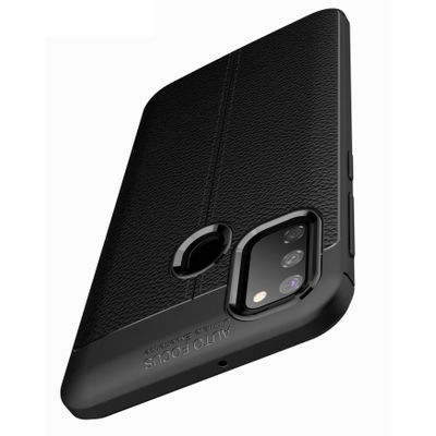 Cazy Hoesje geschikt voor Samsung Galaxy M21 - TPU Hoesje Soft Design - Zwart