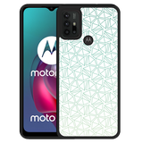 Hardcase hoesje geschikt voor Motorola Moto G10 - Triangles