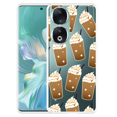 Cazy Hoesje geschikt voor Honor 90 Frappuccino's