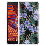 Hoesje geschikt voor Samsung Galaxy Xcover 5 - Purple Flowers