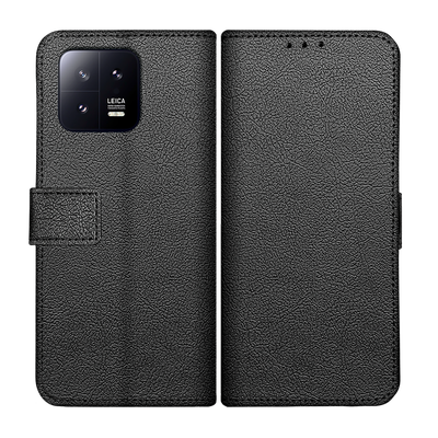 Cazy Wallet Classic Hoesje geschikt voor Xiaomi 13 Pro - Zwart