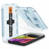 Screen Protector geschikt voor iPhone 13/13 Pro/iPhone 14 Spigen Glass Montage Frame EZ FIT 2 Pack