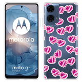 Hoesje geschikt voor Motorola Moto G04/G04s/G24/G24 Power Hartjes Zonnebrillen