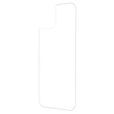 Cazy Tempered Glass Back Protector geschikt voor iPhone 14 - Transparant