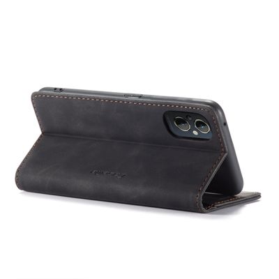 OnePlus Nord N20 Hoesje - CASEME Retro Wallet Case - Zwart