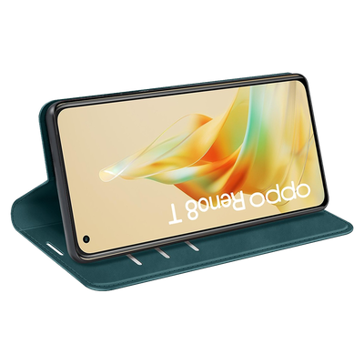 Cazy Wallet Magnetic Hoesje geschikt voor Oppo Reno8 T 4G - Groen