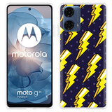 Hoesje geschikt voor Motorola Moto G04/G04s/G24/G24 Power Pop Art Lightning