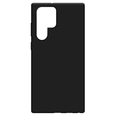 Cazy Soft TPU Hoesje geschikt voor Samsung Galaxy S22 Ultra - Zwart