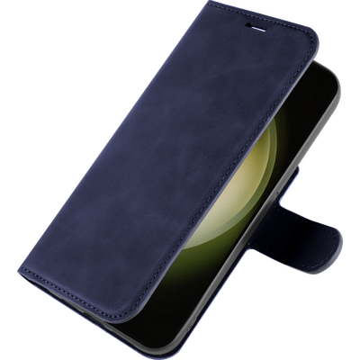 Cazy Hoesje geschikt voor Samsung Galaxy S23 - Premium Hoesje met Pasjeshouder - Blauw