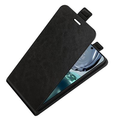 Cazy Flip Hoesje geschikt voor Motorola Moto G62 5G - Zwart