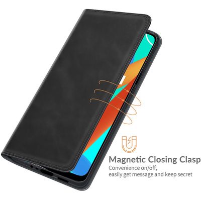 Cazy Wallet Magnetic Hoesje geschikt voor Realme 8 5G - Zwart