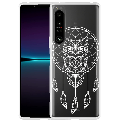 Cazy Hoesje geschikt voor Sony Xperia 1 IV - Dream Owl Mandala