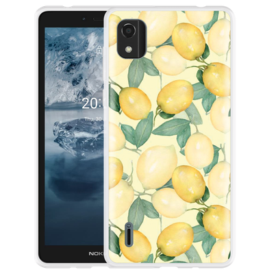 Cazy Hoesje geschikt voor Nokia C2 2nd Edition - Lemons